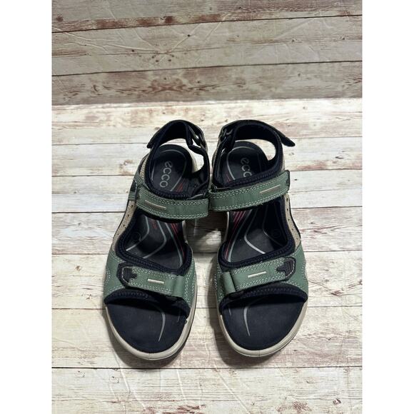 ECCO Yucatan Sandals Women's Size EU 39 8.5 Hiking Adjustable Straps Matcha Sand - Picture 4 of 8